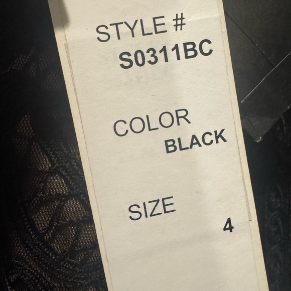 Sue Wong Black Lace Mini Dress - Picture 3 of 5